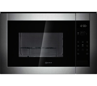 Neff H12GE60N0G Built-in Microwave with Grill - Stainless Steel